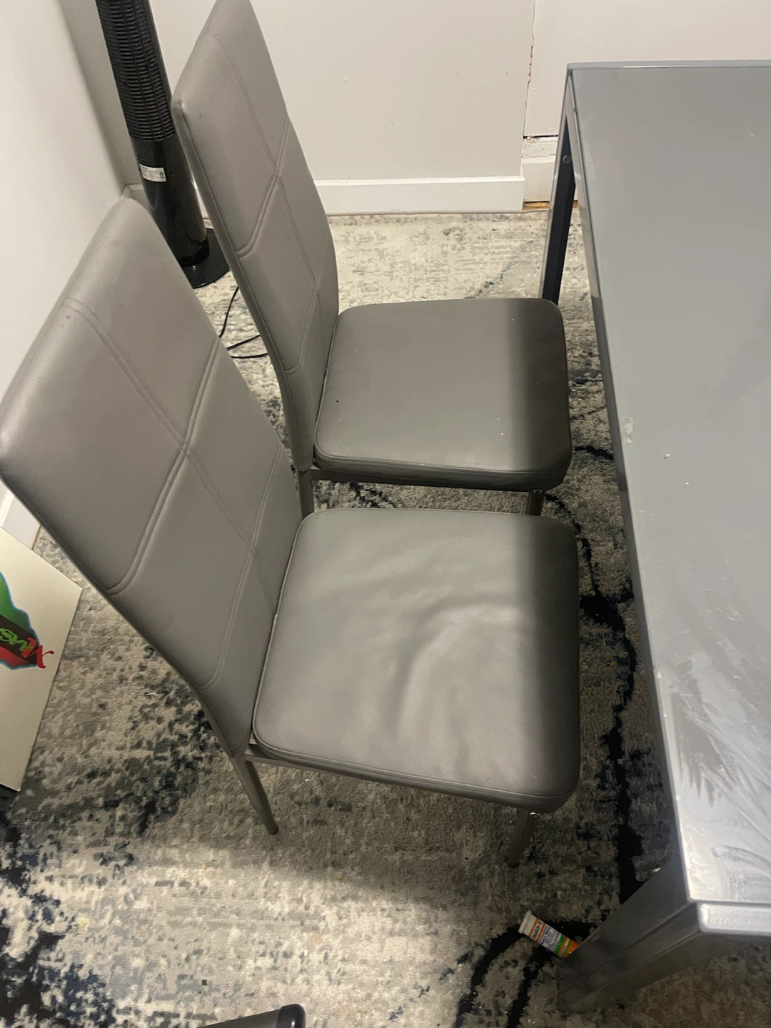 Grey Dining Table and 4 Chairs - photo 3