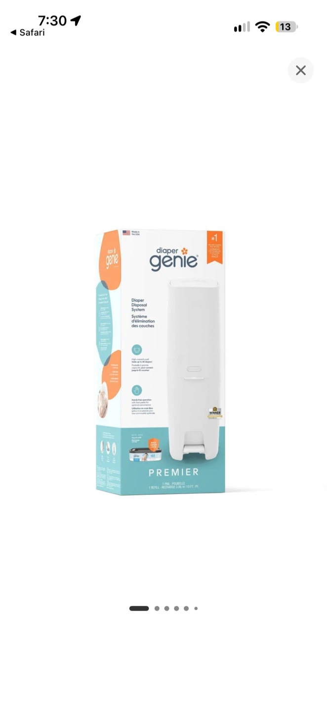 Diaper Genie Premier Diaper Disposal System