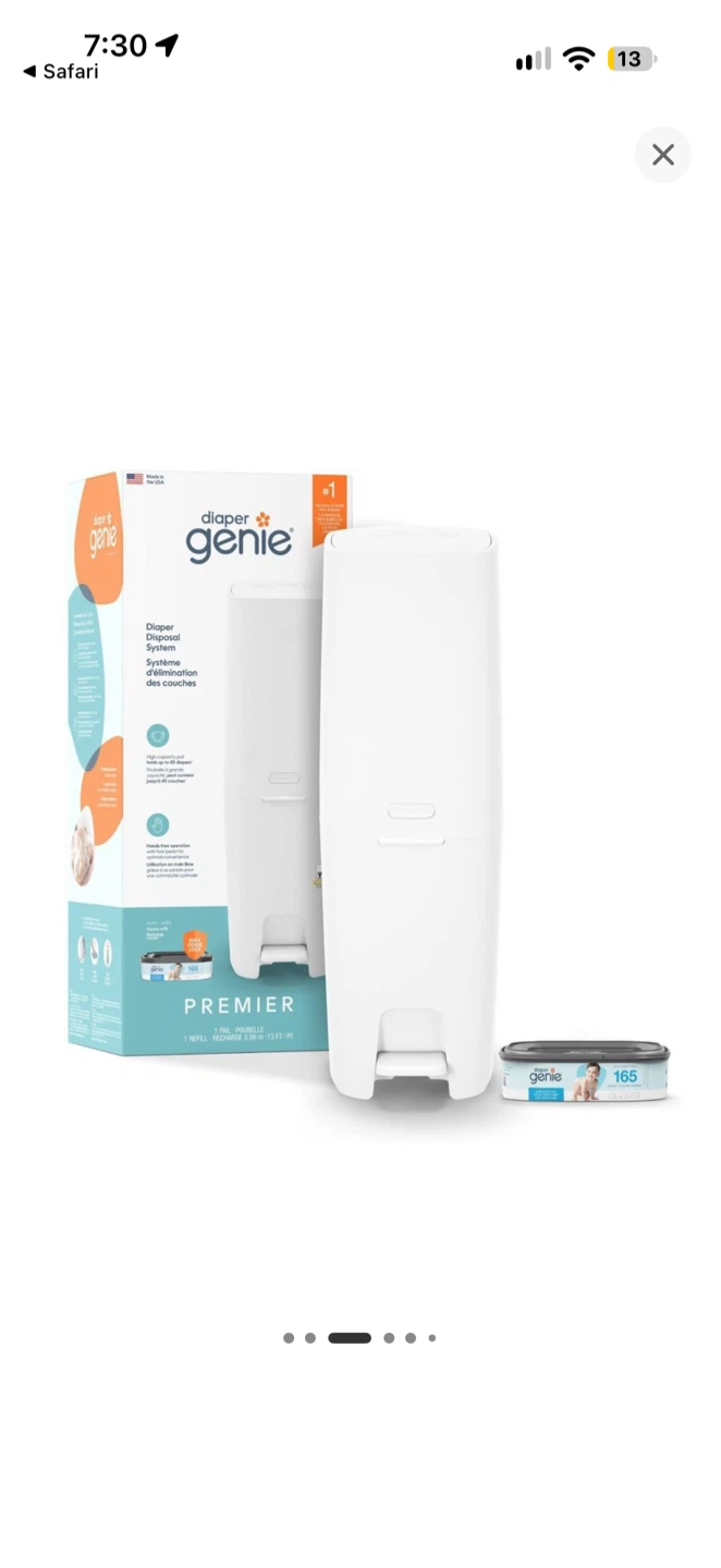 Diaper Genie Premier Diaper Disposal System - photo 2