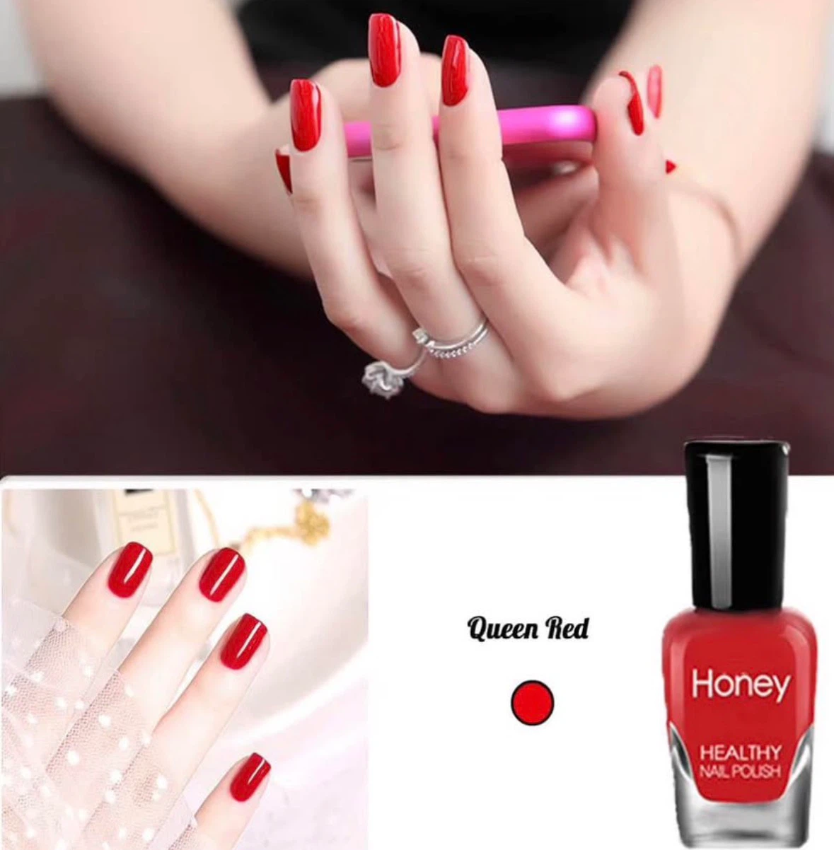 Non Toxic Nail Polish Set - 6 bottles