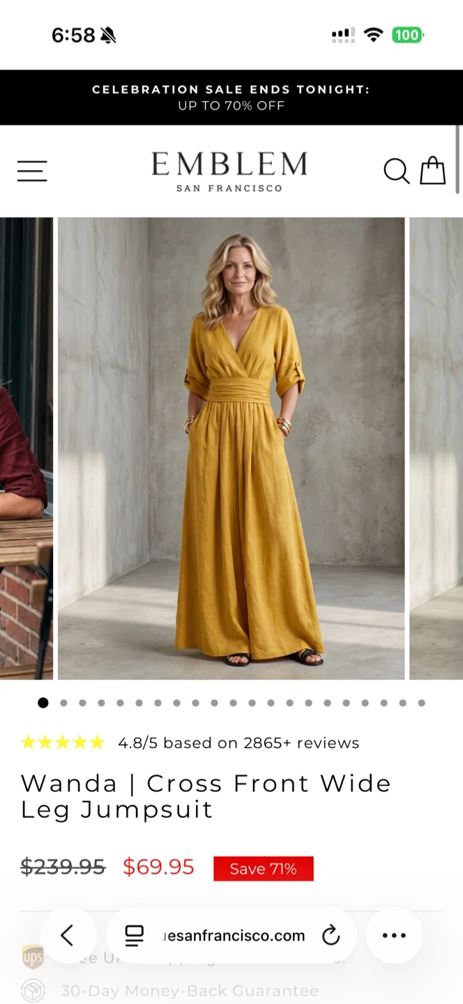 Emblem San Francisco Wanda Jumpsuit - photo 2