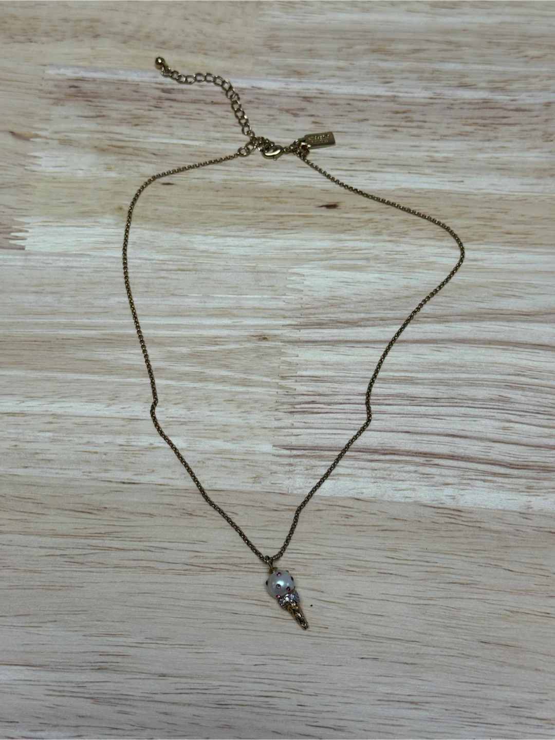 Kate Spade Ice Cream Cone Necklace