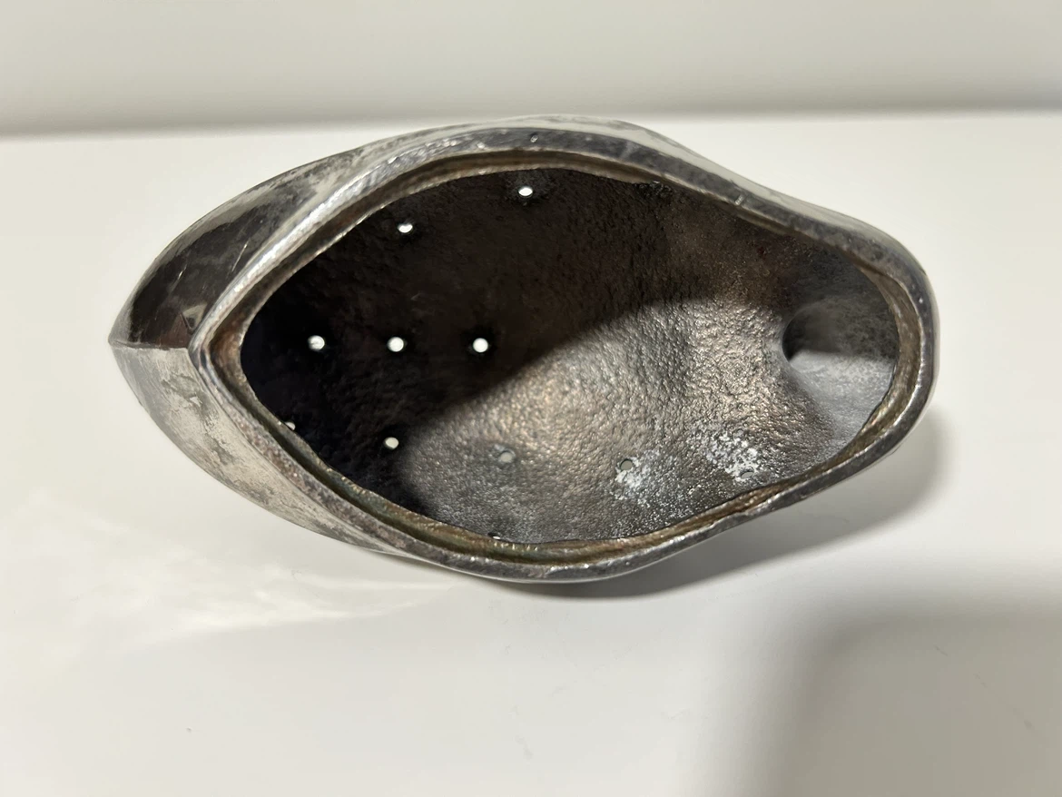 Swan Toothpick Holder Silver Colored Metal Vintage - photo 5