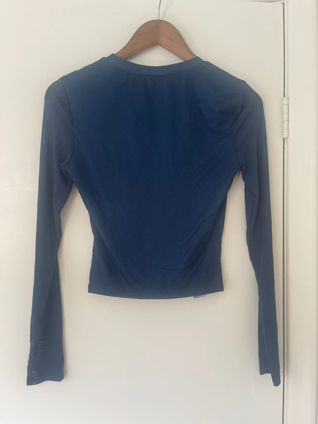 JPG style Body Map Print Graphic Top with Mesh Sleeves - photo 3