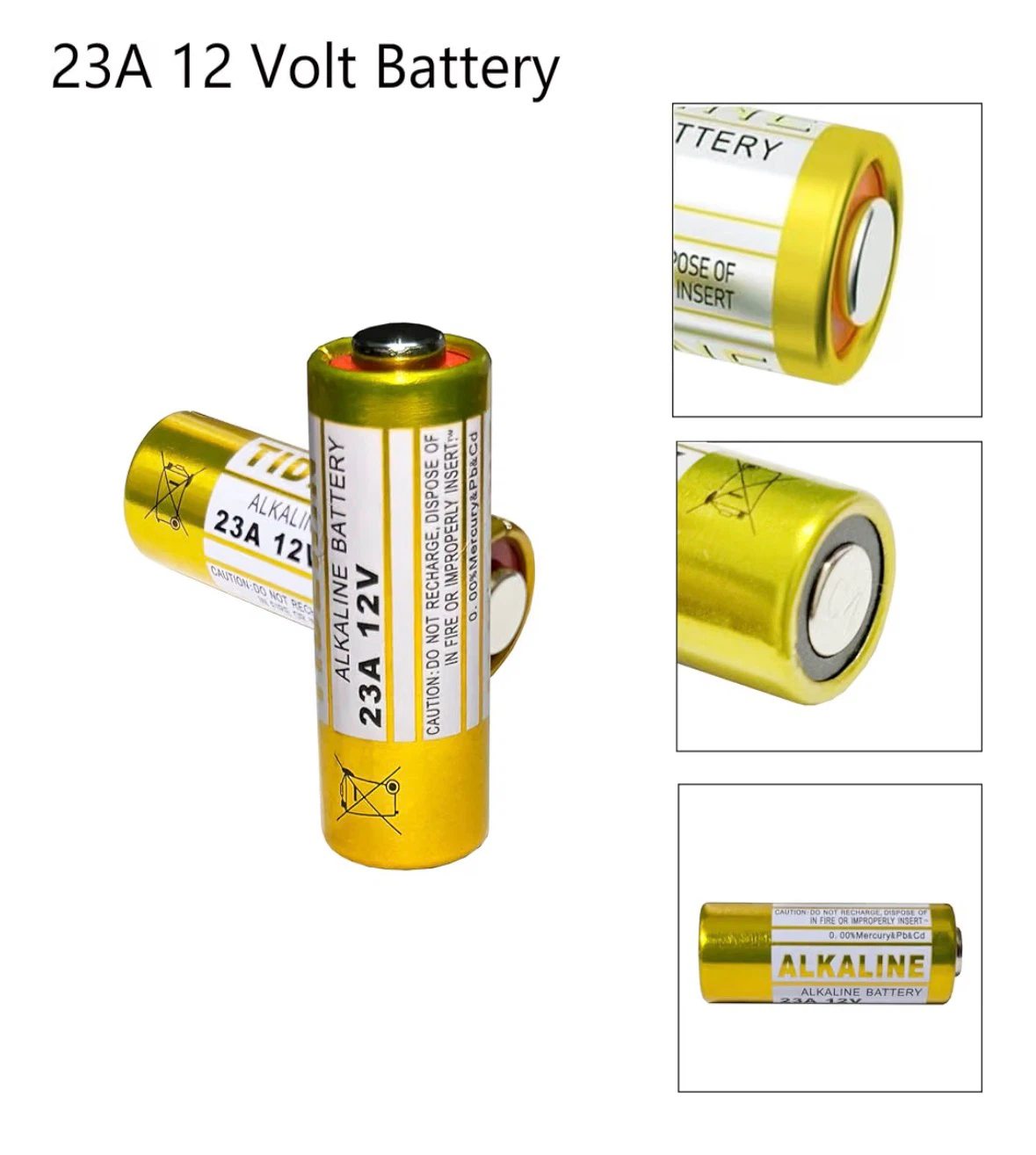 23A 12 Volt Battery A23 Battery- Long Lasting 23A 12V Batteries - photo 4