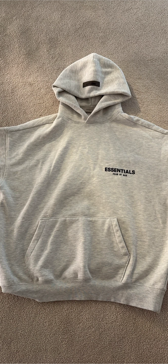 Xs Light Oatmeal Essentials hoodie
