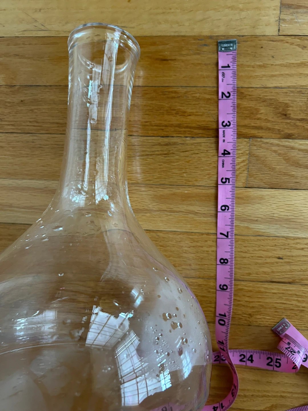 Poland Glass Wine Decanter Carafe - Heavy Triad Base 11"