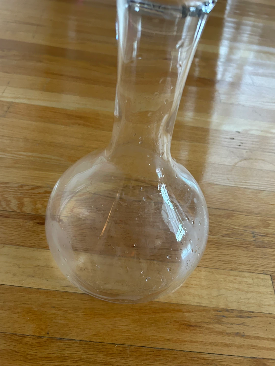 Poland Glass Wine Decanter Carafe - Heavy Triad Base 11" - photo 2