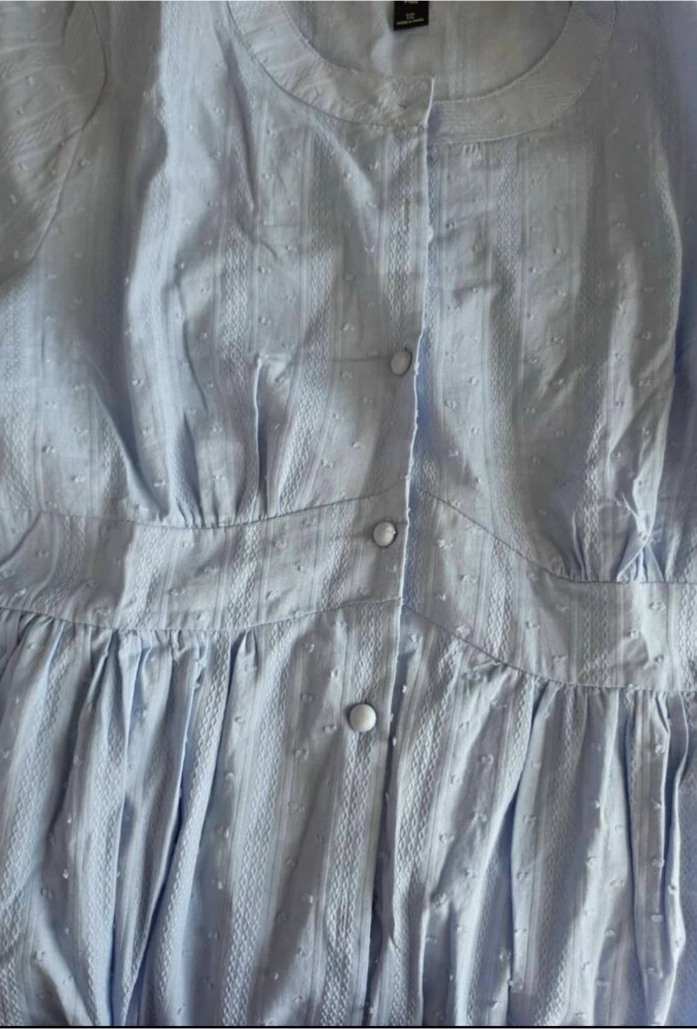 Light blue midi dress - photo 3
