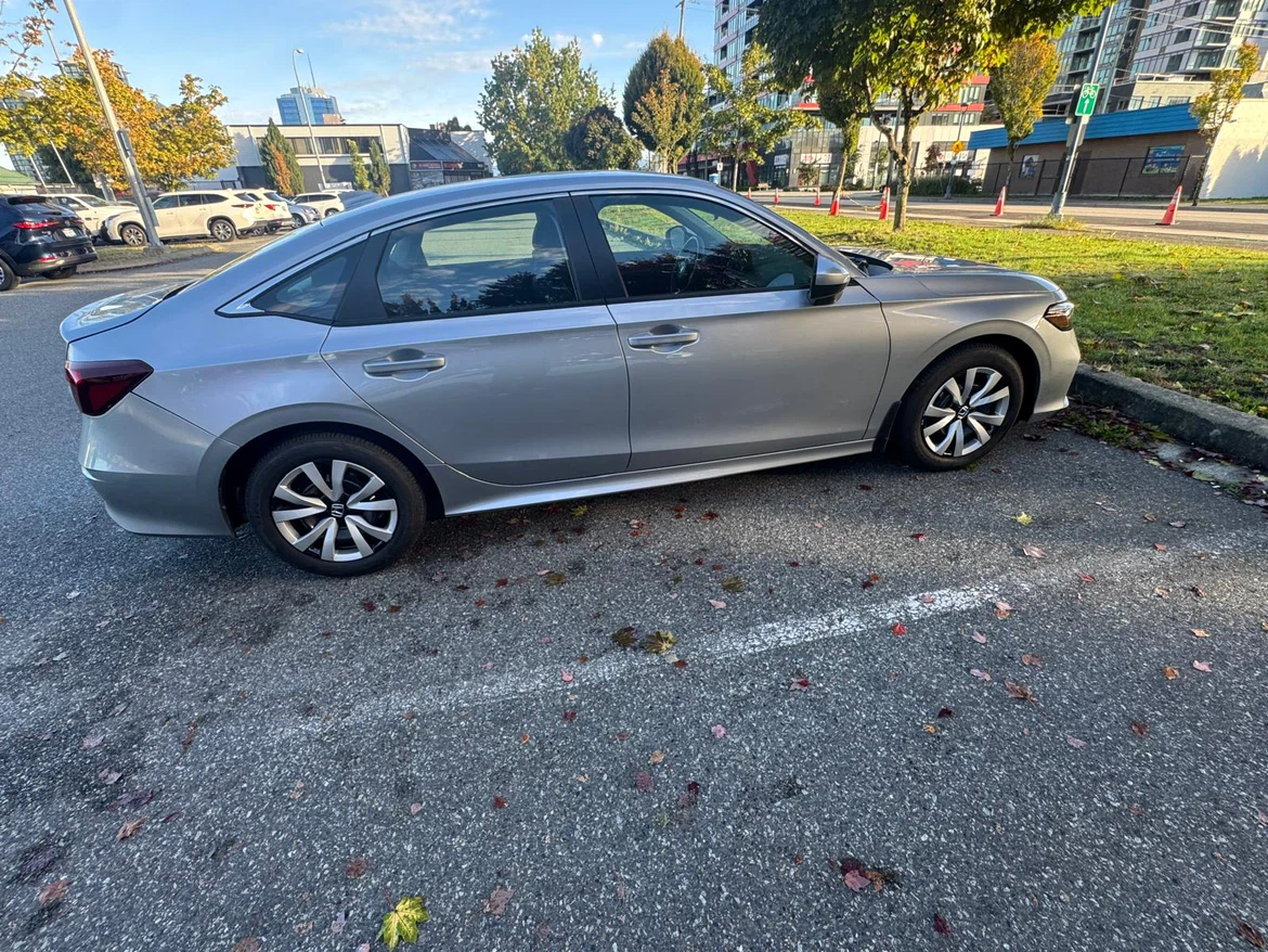 Silver Honda Civic Sedan