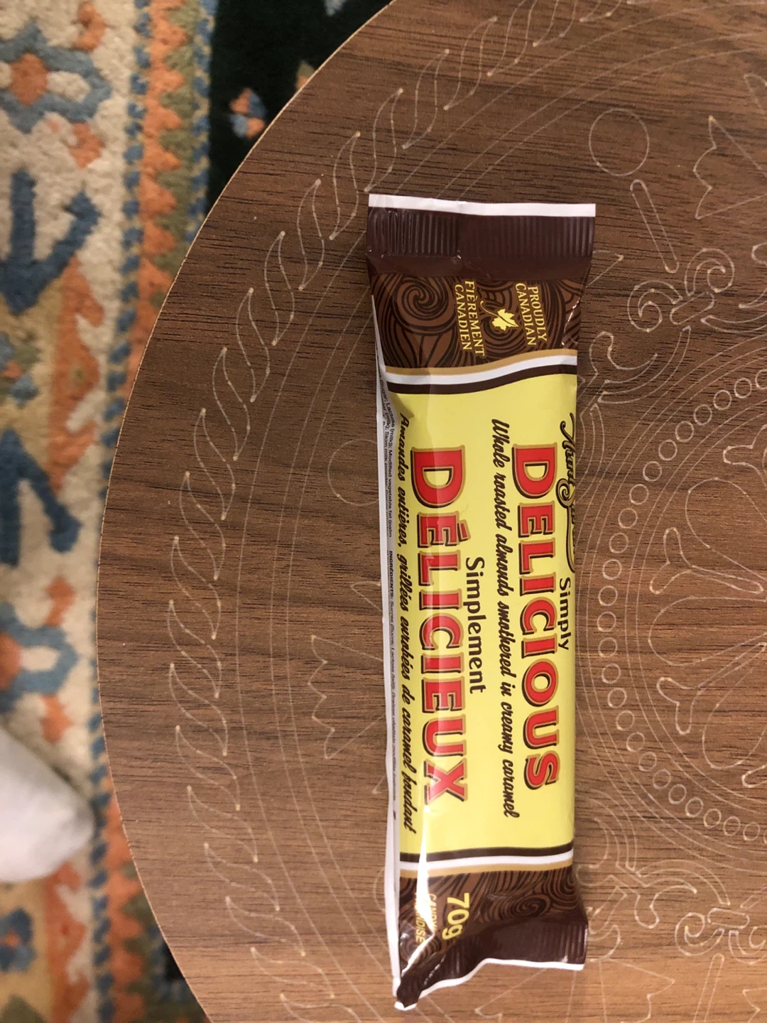 Simply Delicious Caramel Almond Bar