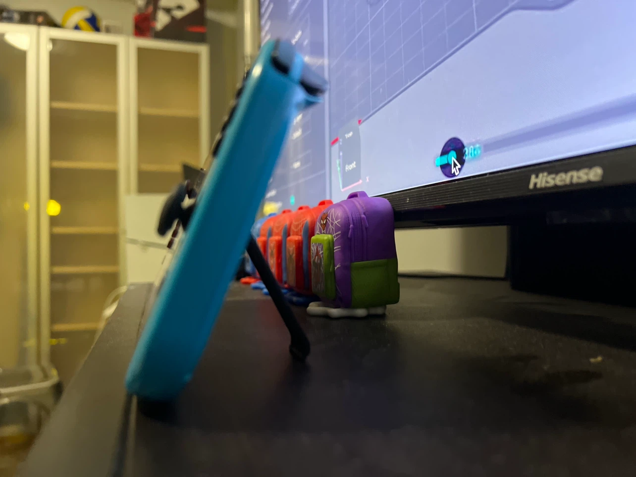 Nintendo Switch Console with Neon Joy-Cons - photo 3