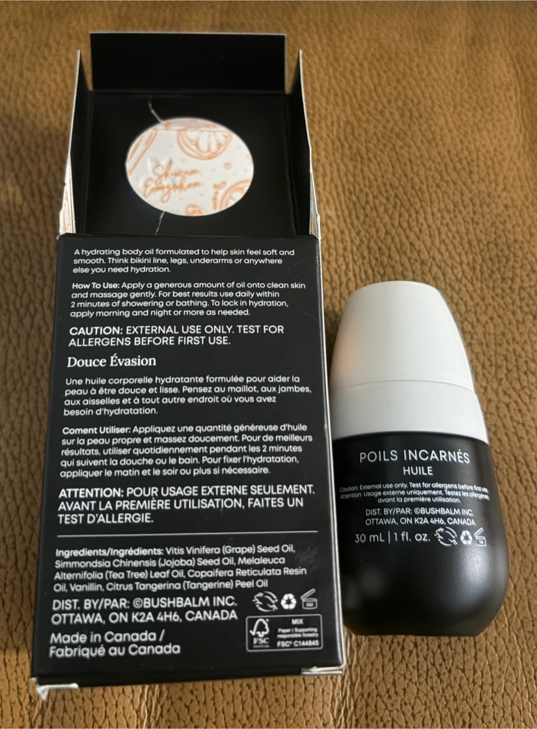 Bushbalm Ingrown Hair Oil - Sweet Escape - photo 2