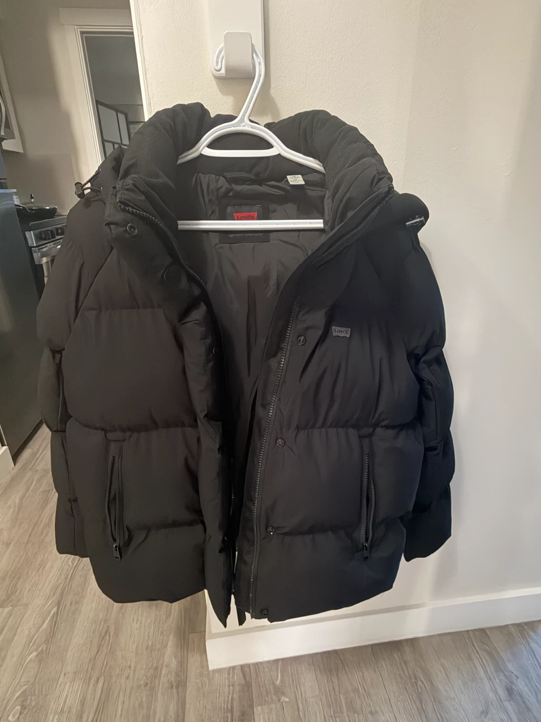 Levi's Black Puffer Jacket