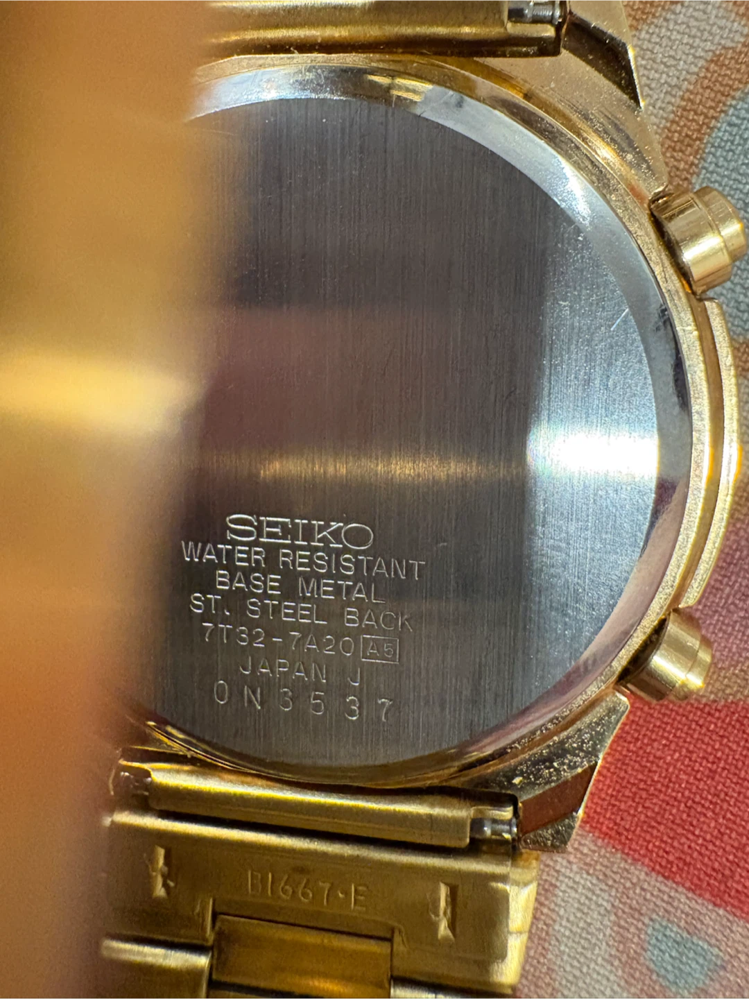 Vintage 1980s Seiko Chronograph Watch - photo 4