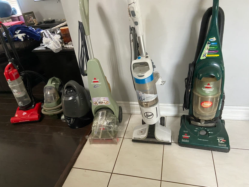 Assorted Household Vacuums