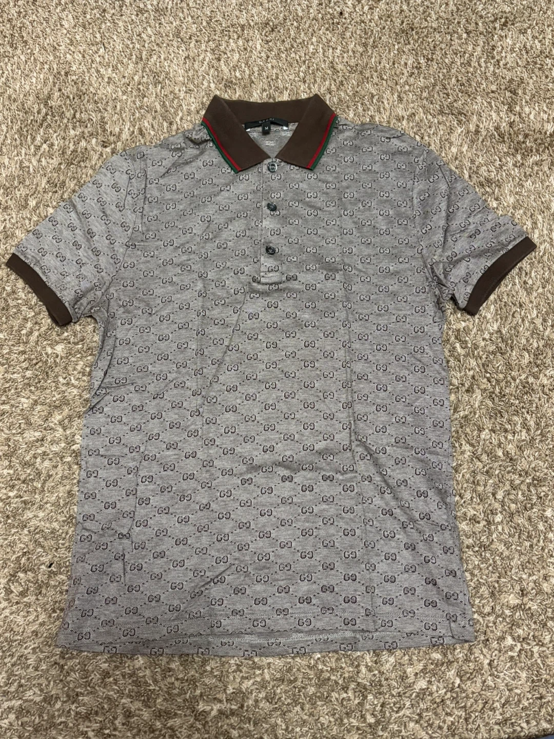 Gucci GG Monogram Polo Shirt
