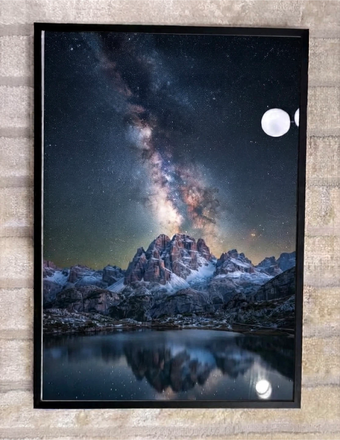 Two black picture frames