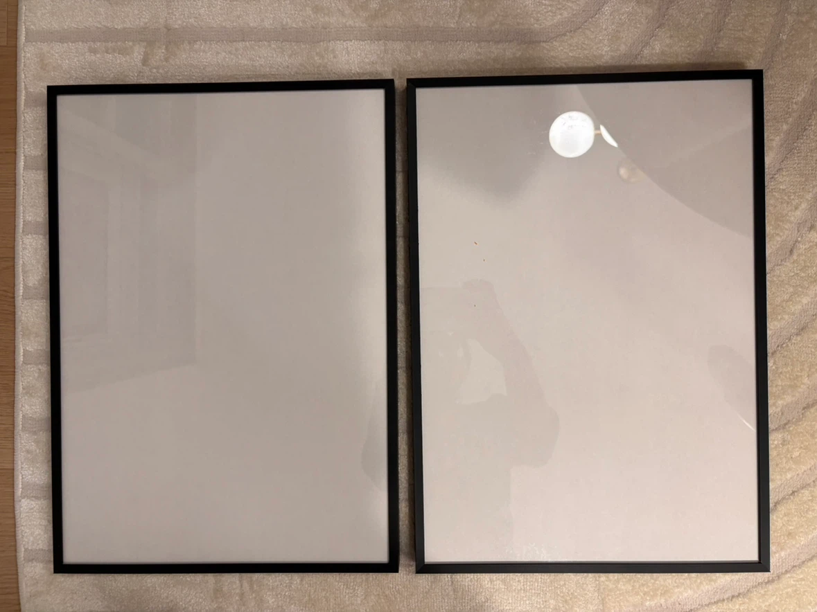Two black picture frames - photo 2