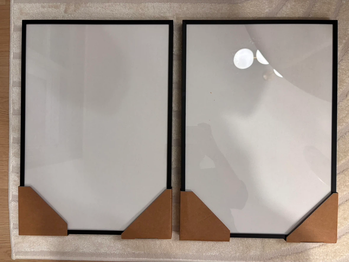 Two black picture frames - photo 3