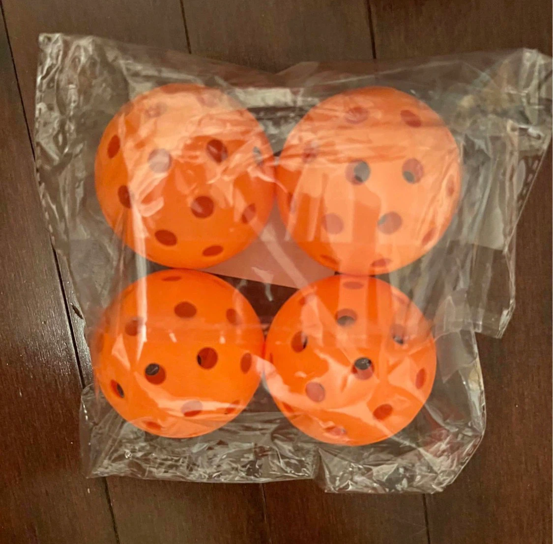 Set of 4 Orange Pickleballs