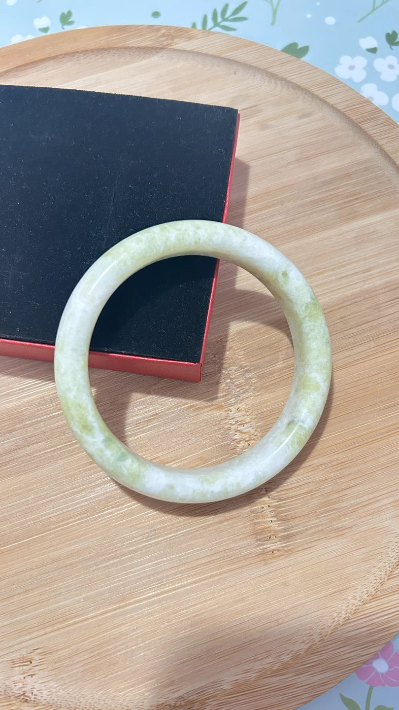Natural Stone Jade Bangle - photo 2