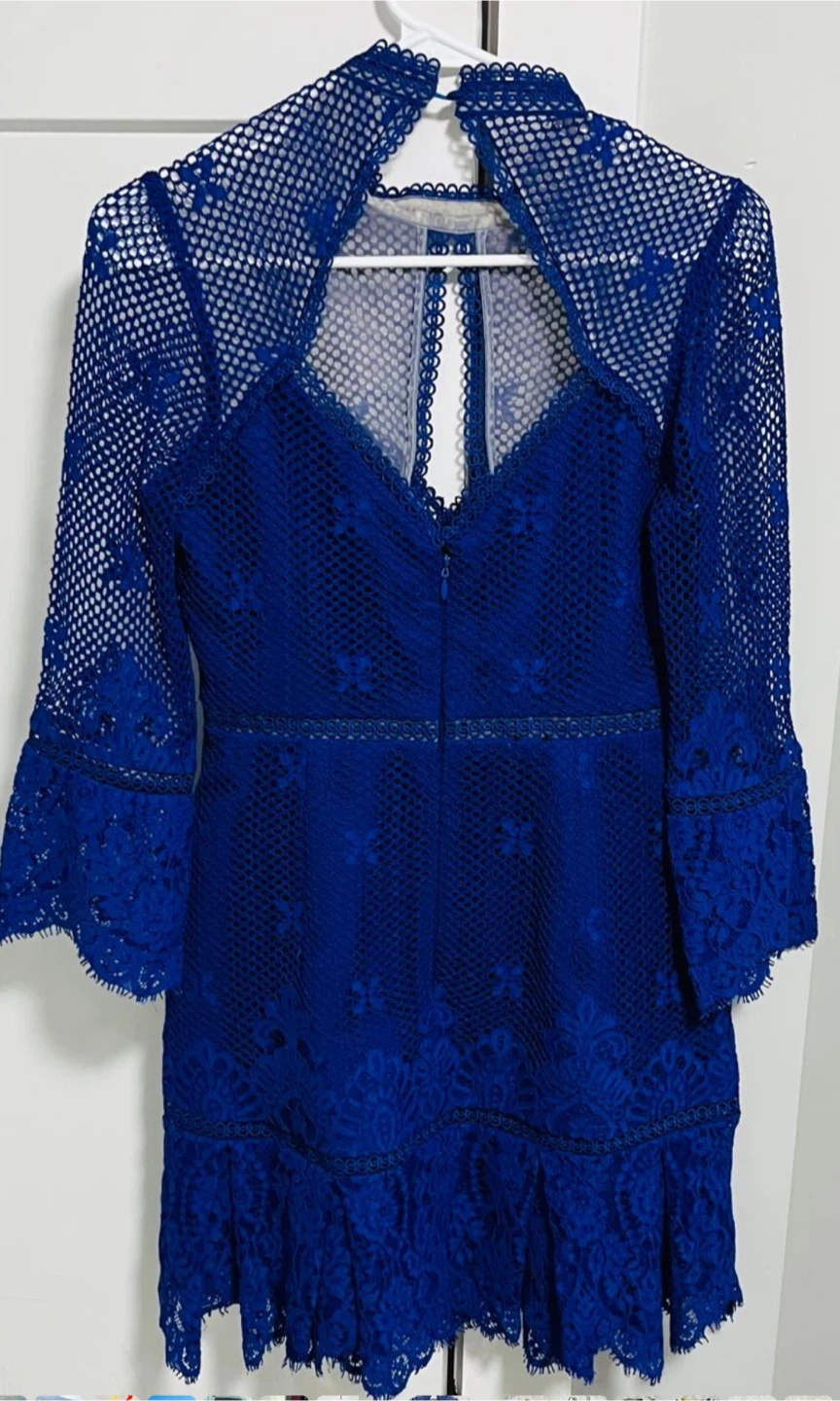 Ever New Melbourne Cobalt Blue Lace Dress - photo 2
