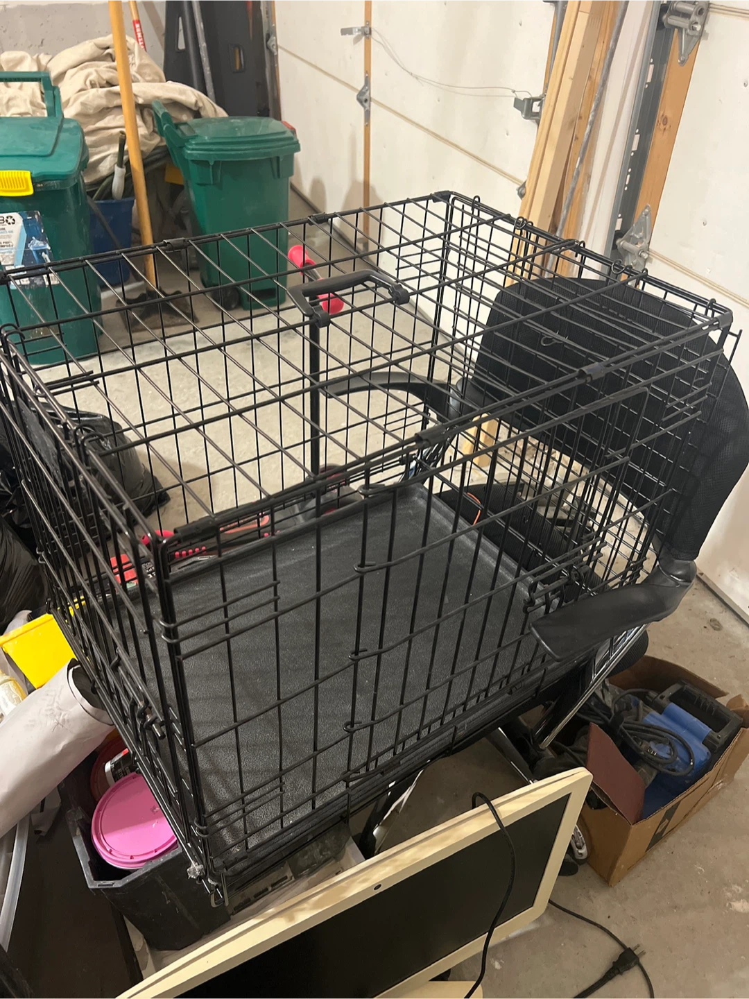 Black Wire Dog Crate