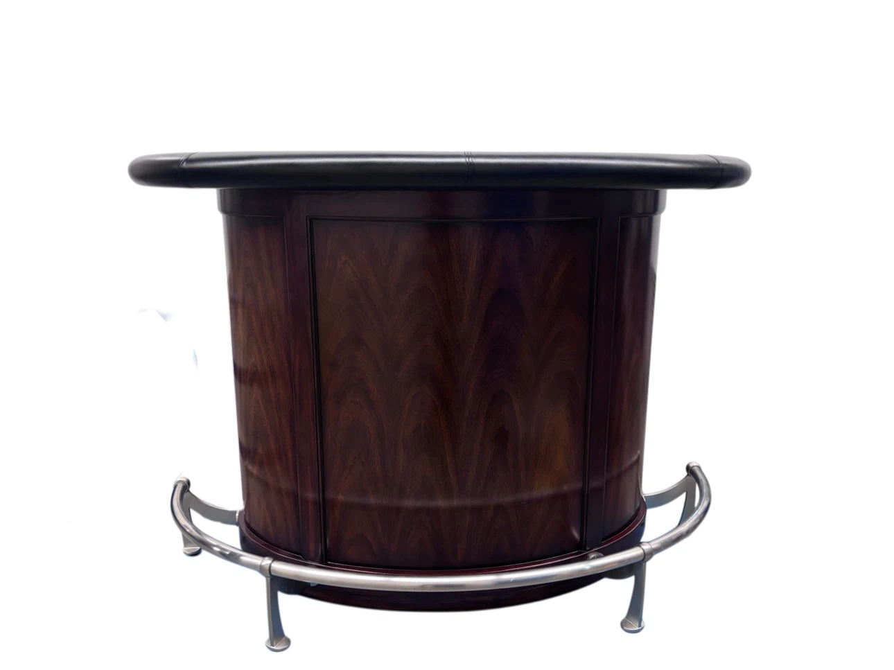 Thomasville Bogart home bar with two matching stools