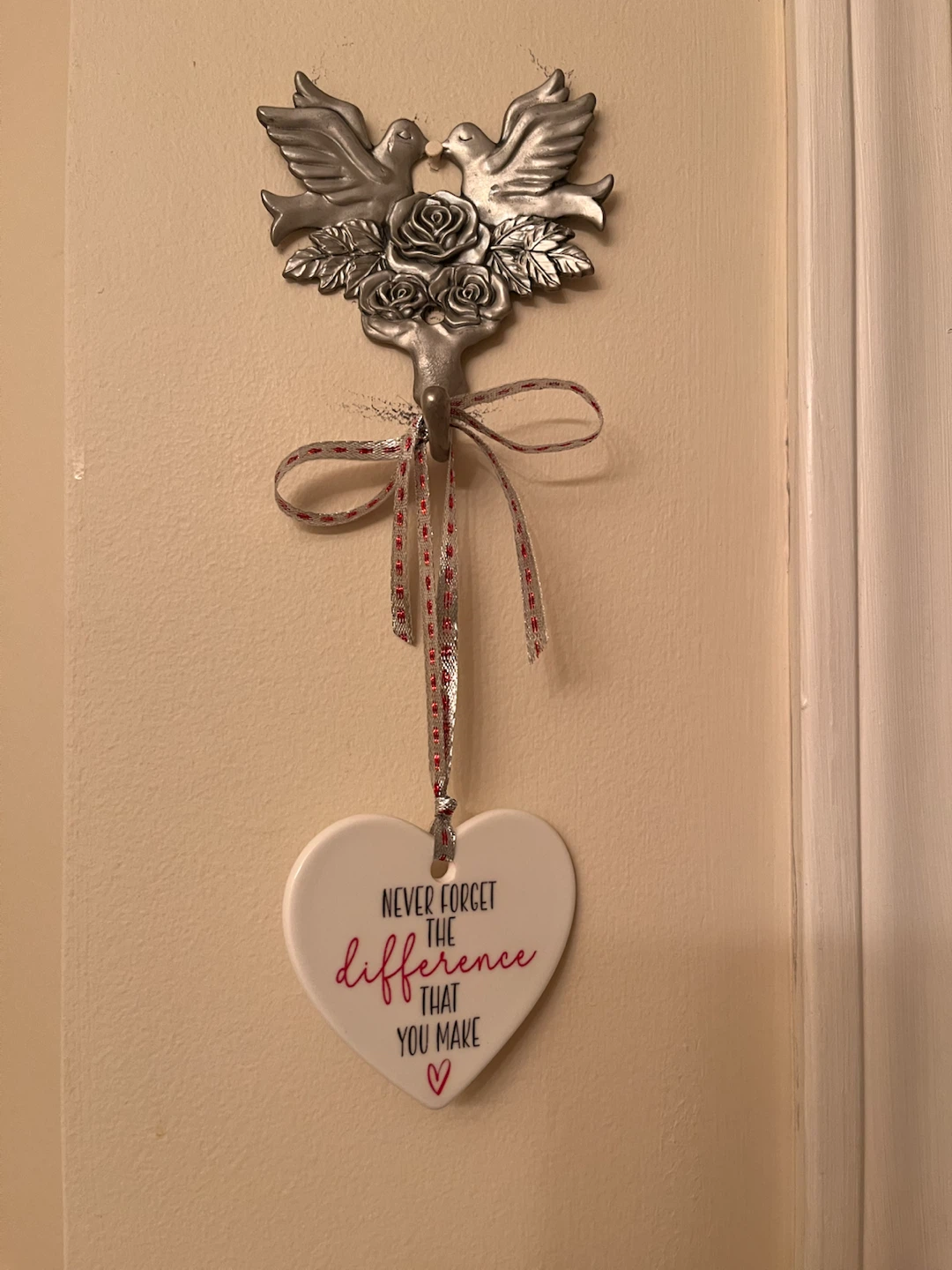 Heart Shaped Decorative Plaque