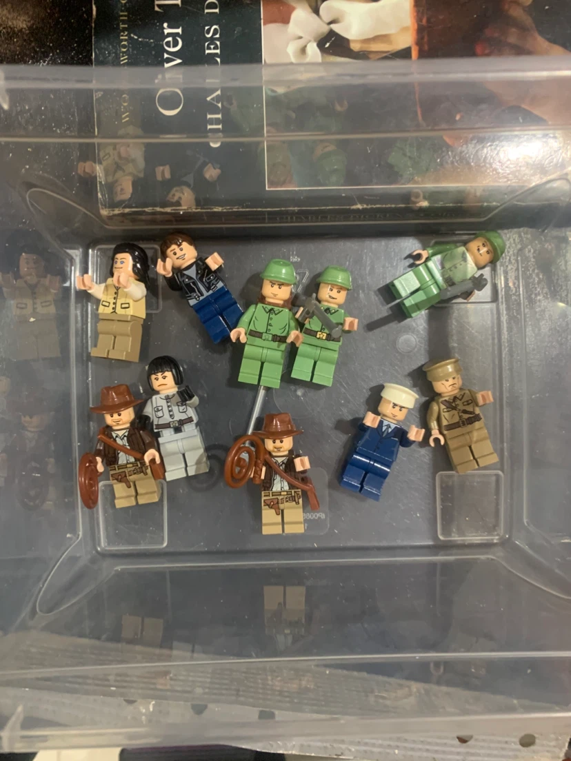 Assorted LEGO indiana jones minifigs