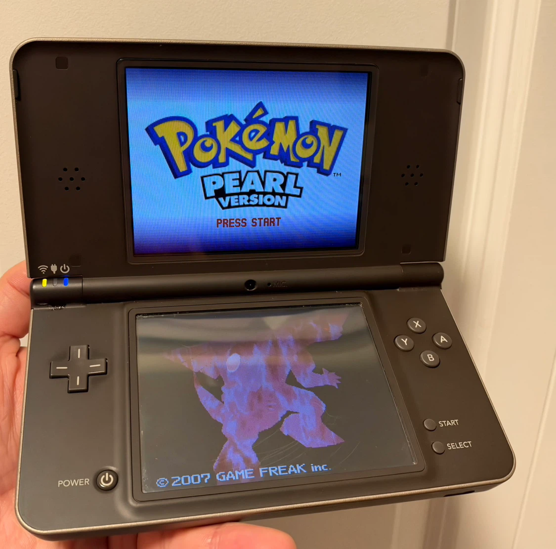 Nintendo DSi XL Handheld Console W/ Pokemon Pearl