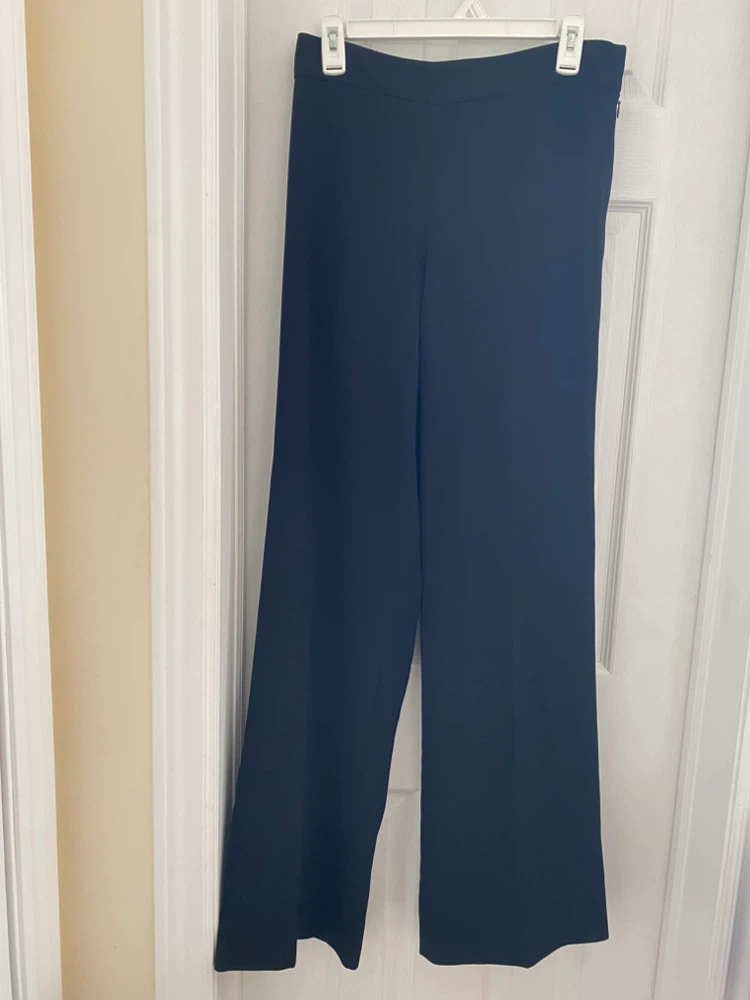 Zara black wide leg trousers