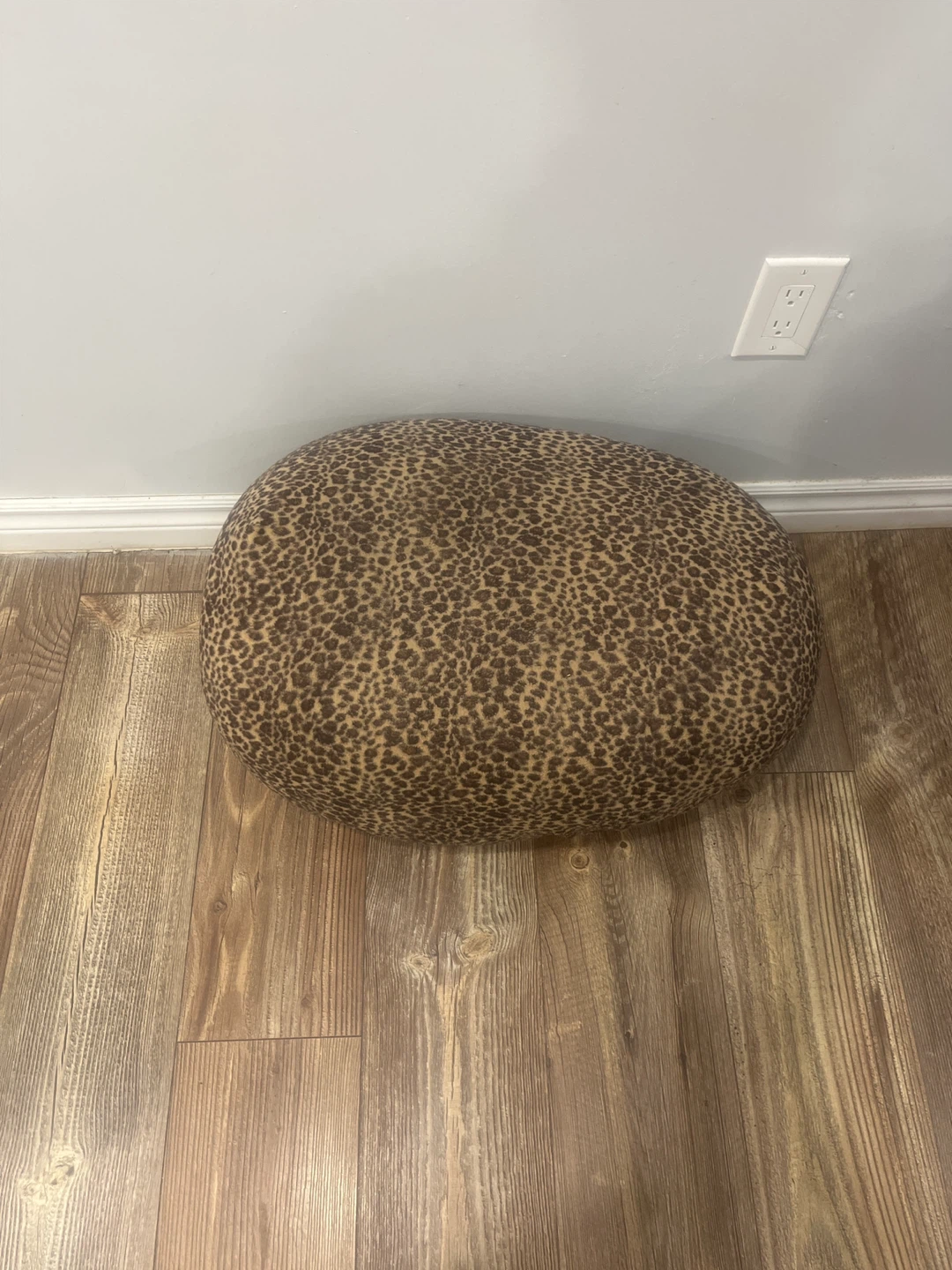 Leopard Print Floor Cushion