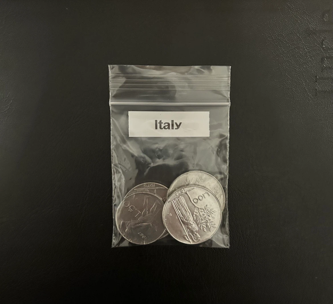 Set of 4 Italian Coins - photo 3