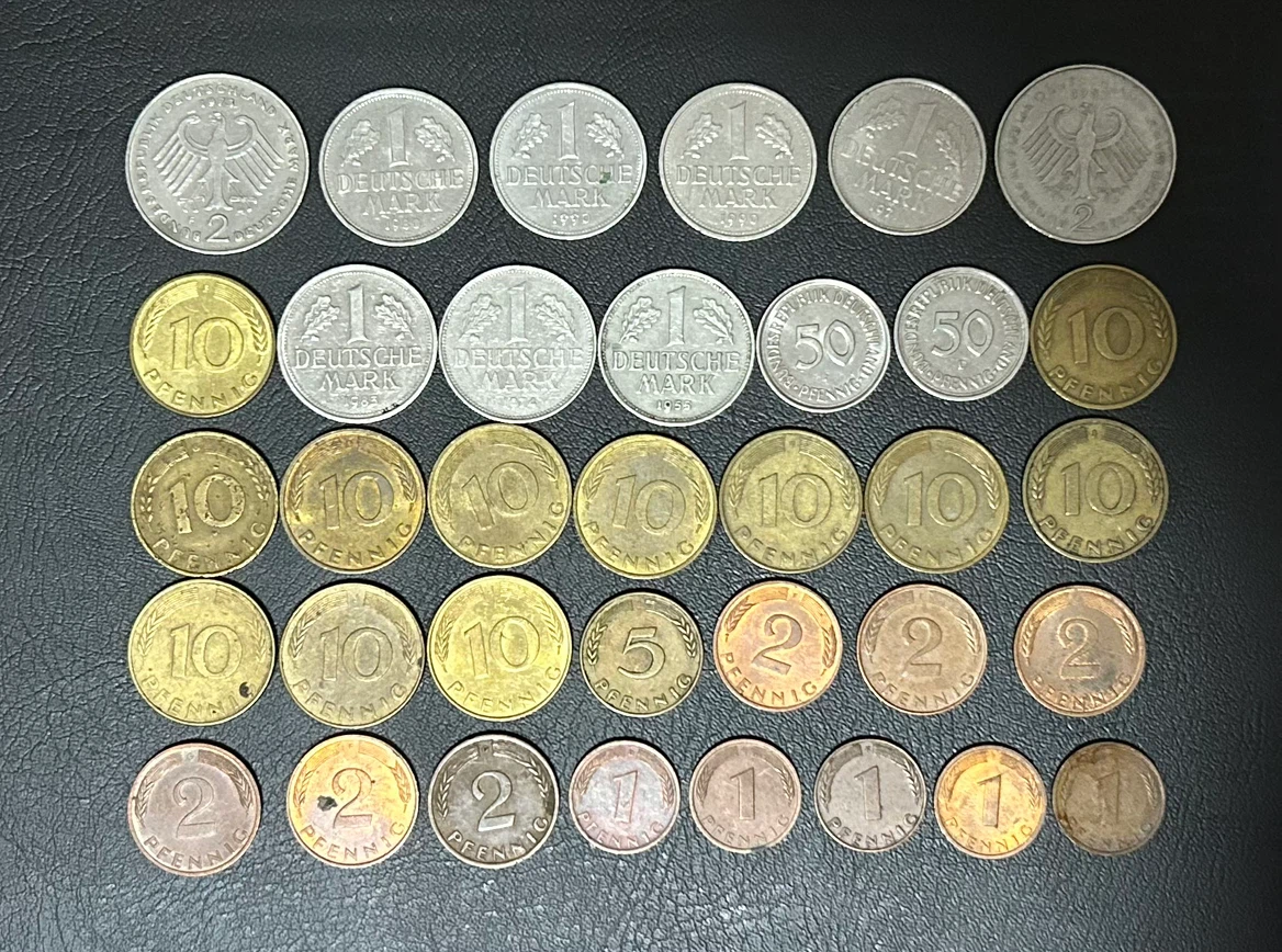 German Deutsche Mark Coin Collection
