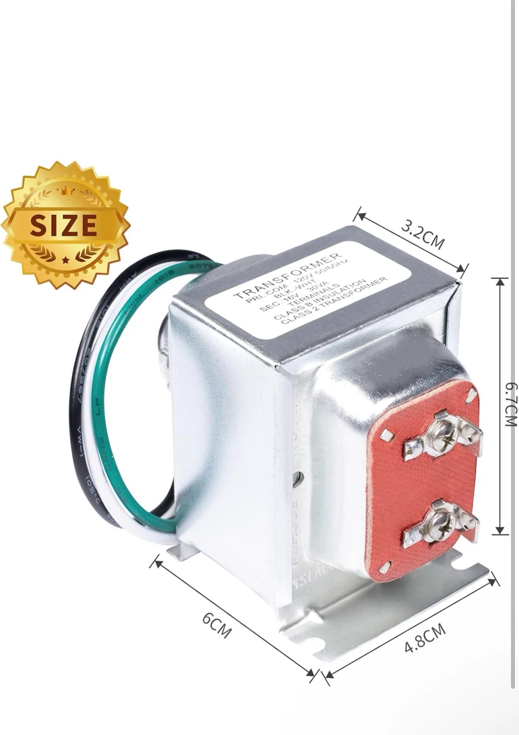16V 30VA Doorbell Transformer - photo 2