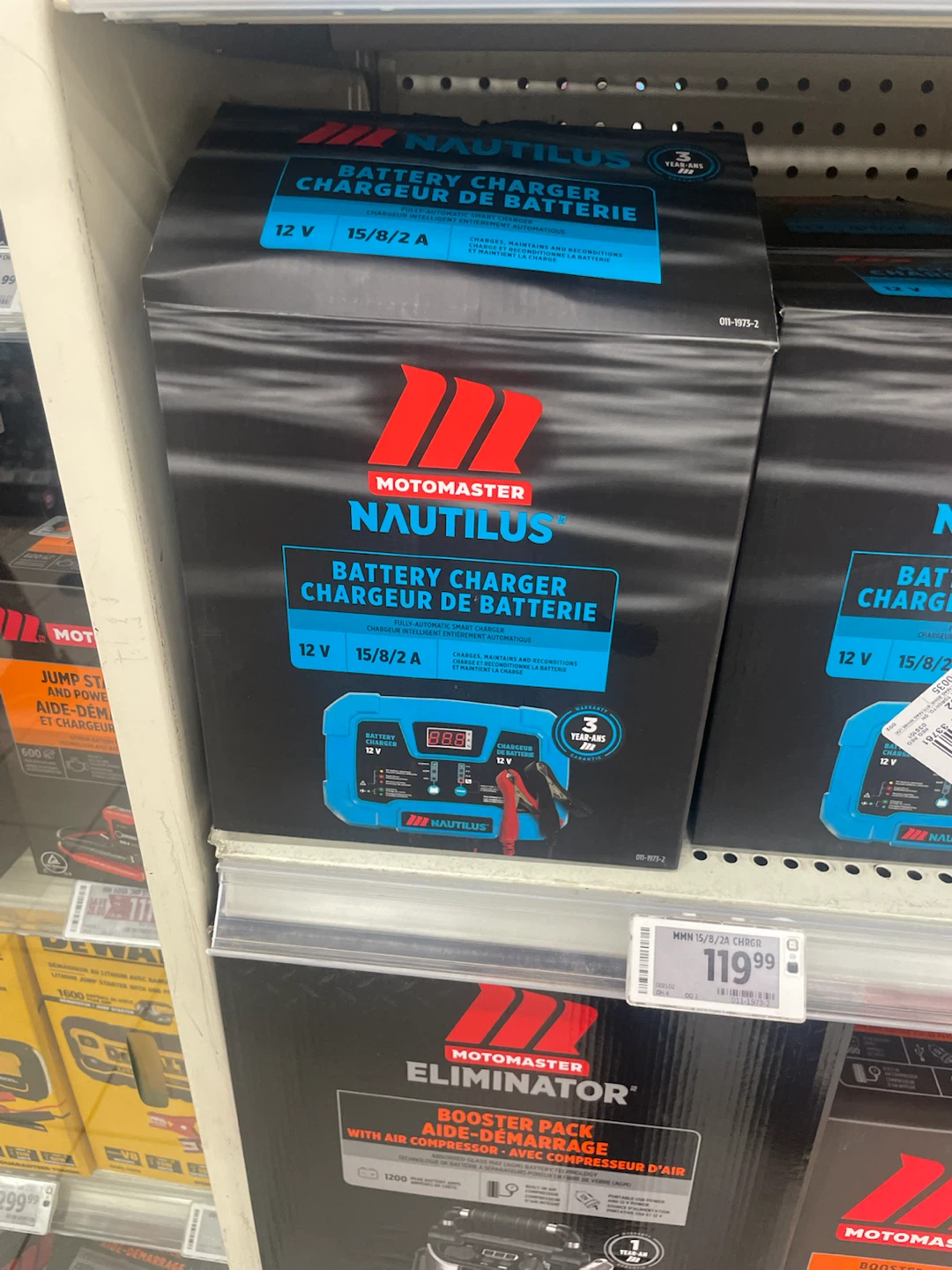 Motomaster Nautlius Battery Charger 15/8/2A - photo 3
