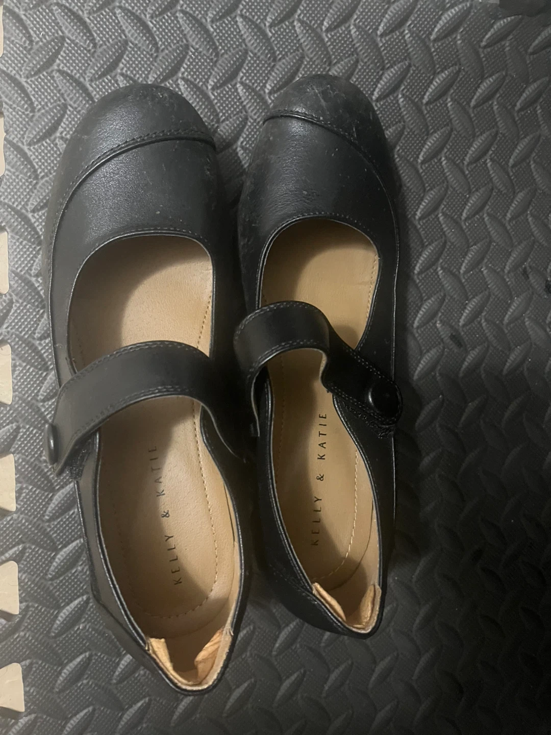 Kelly & Katie Black Mary Jane Shoes