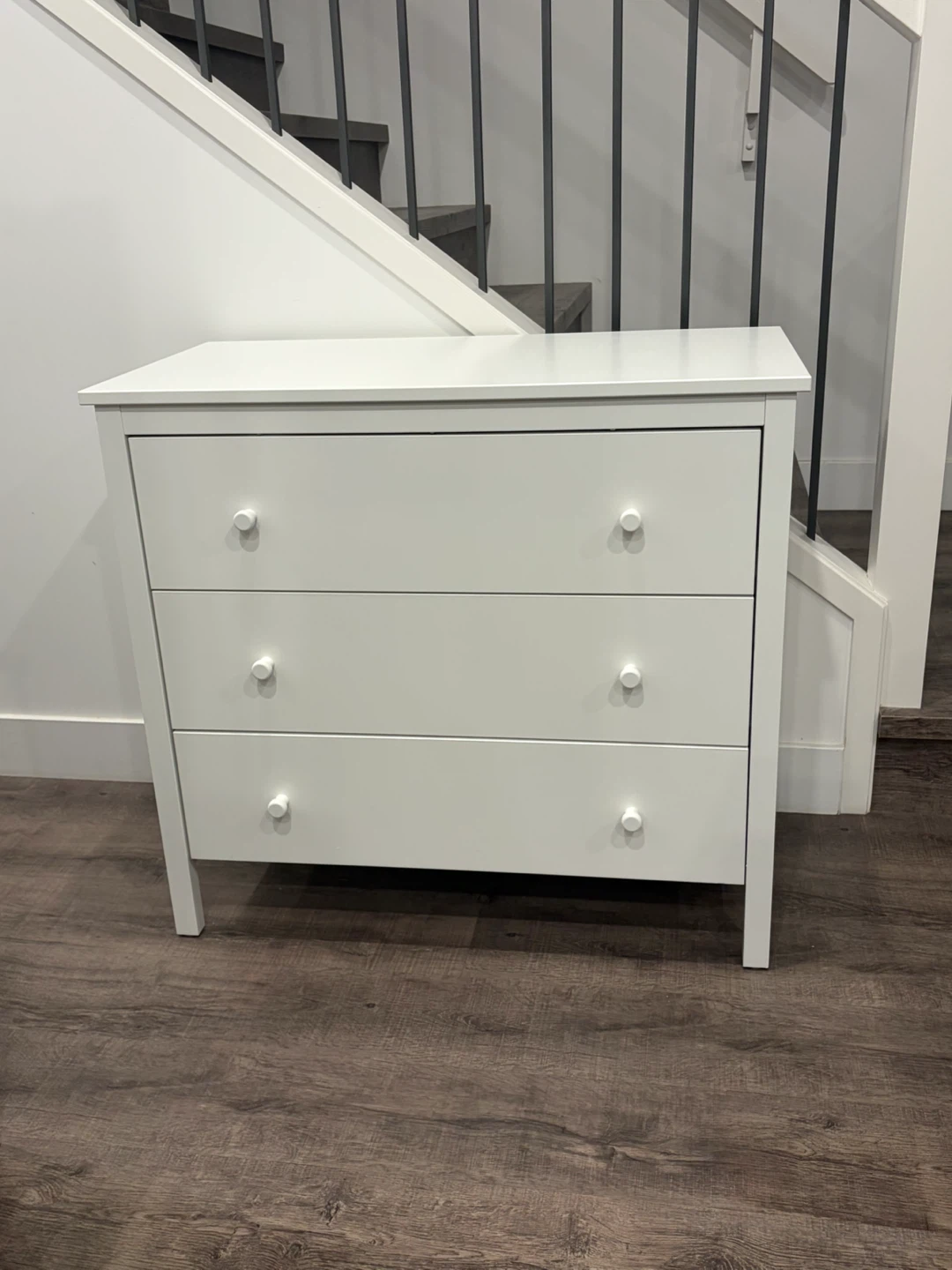 IKEA White dresser with 3 drawers