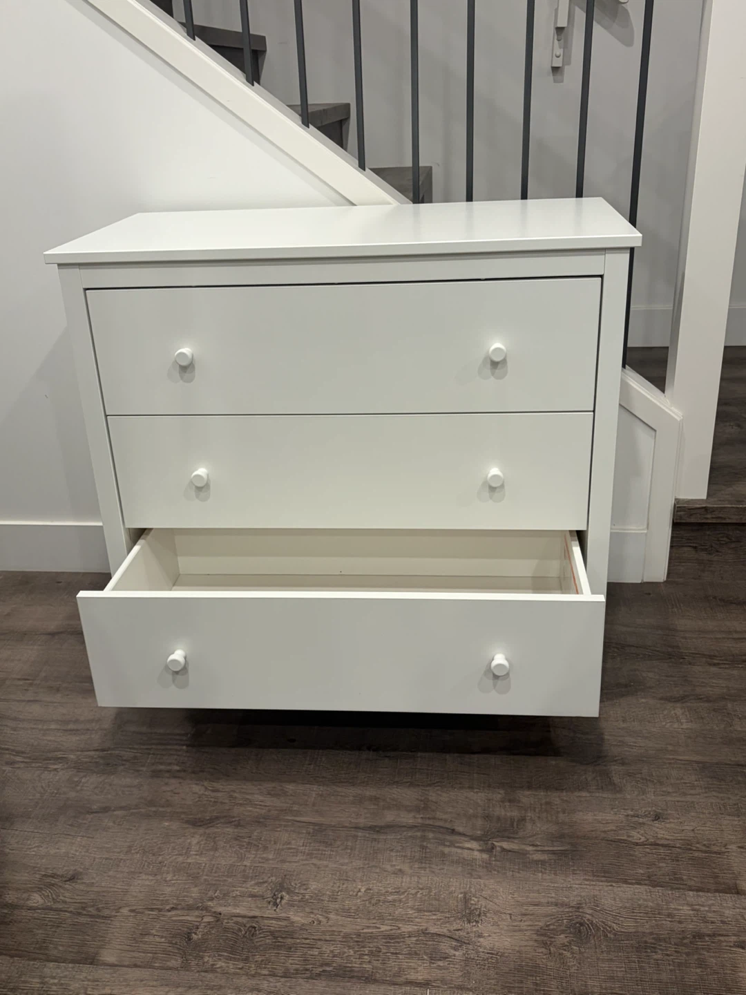 IKEA White dresser with 3 drawers - photo 4
