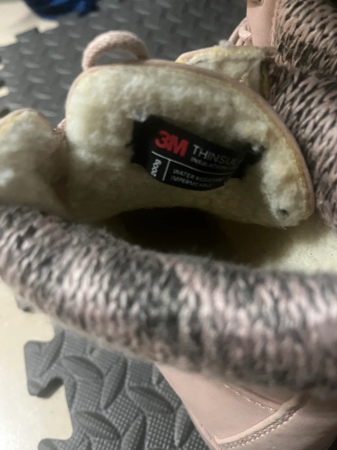 Pink 3M Thinsulate Winter Boots