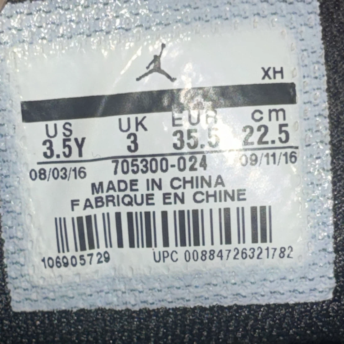 3.5Y  Air Jordan Rare High Top Sneakers - photo 5