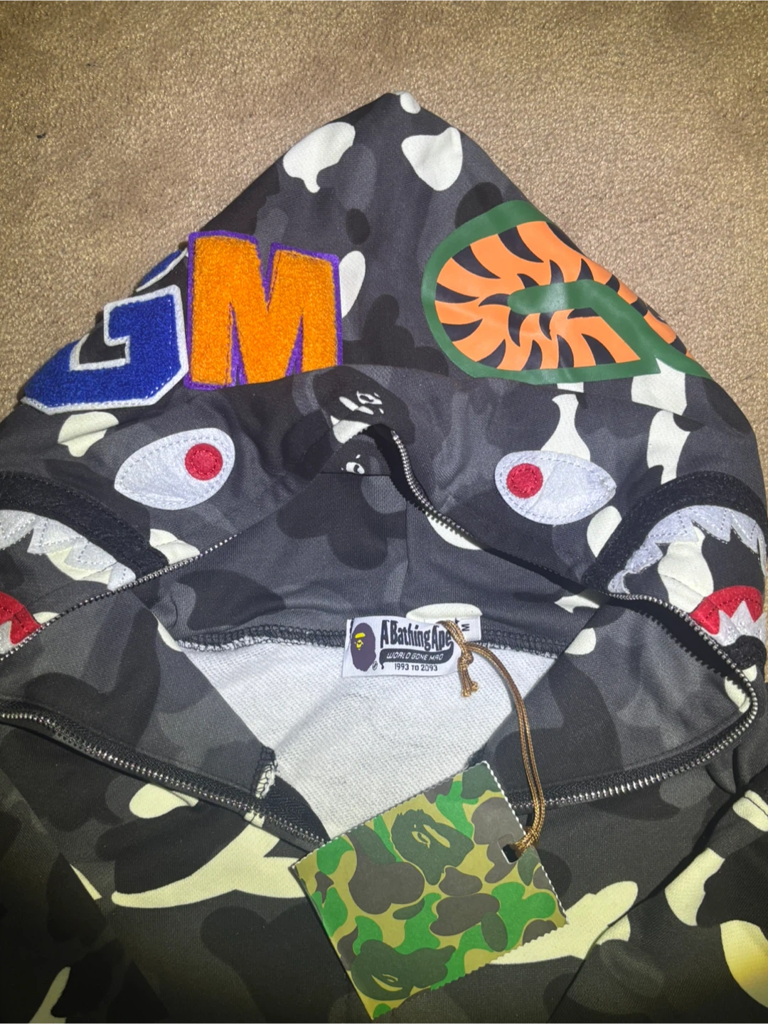Brand new bape hood - photo 2