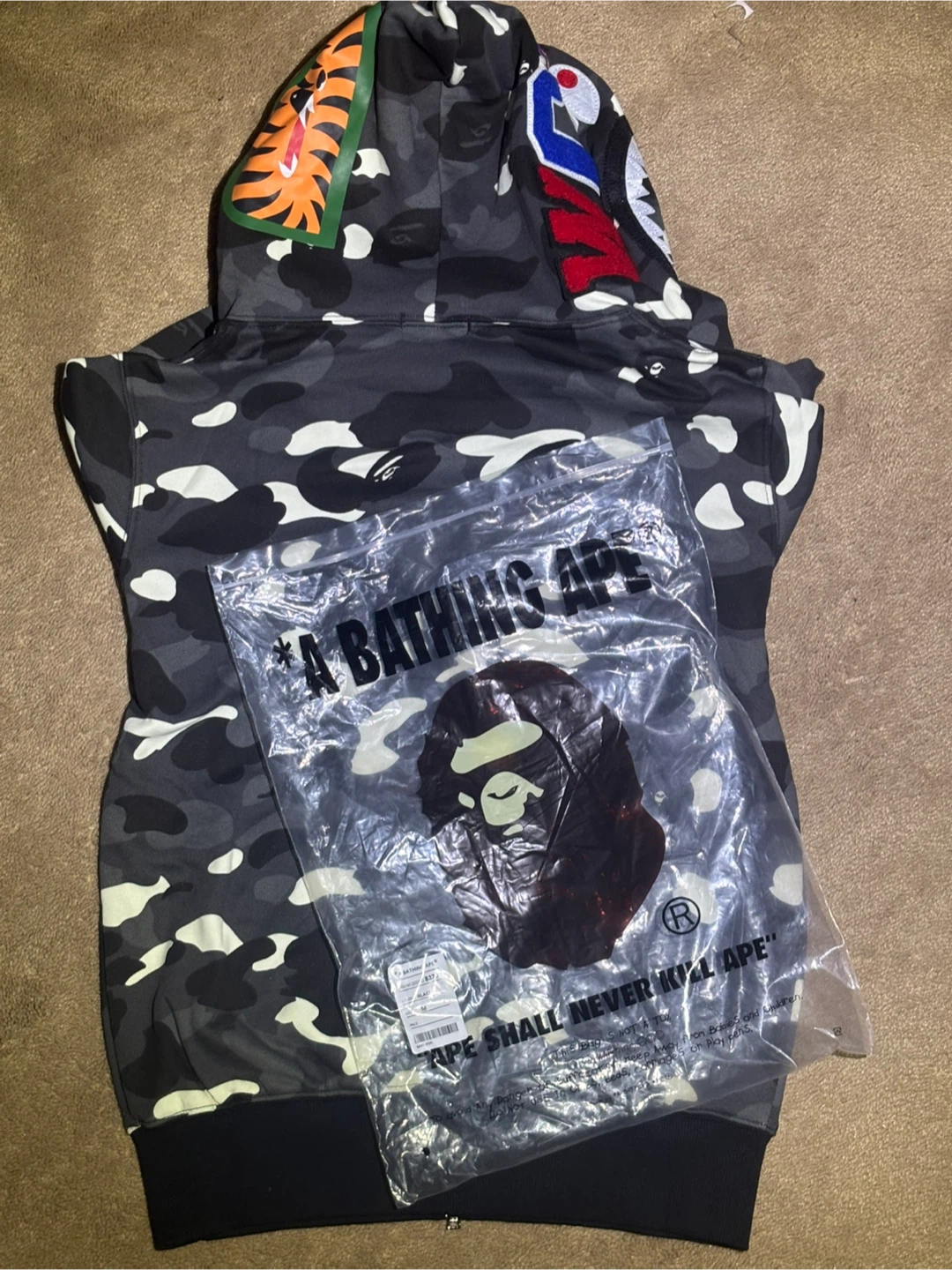 Brand new bape hood - photo 5