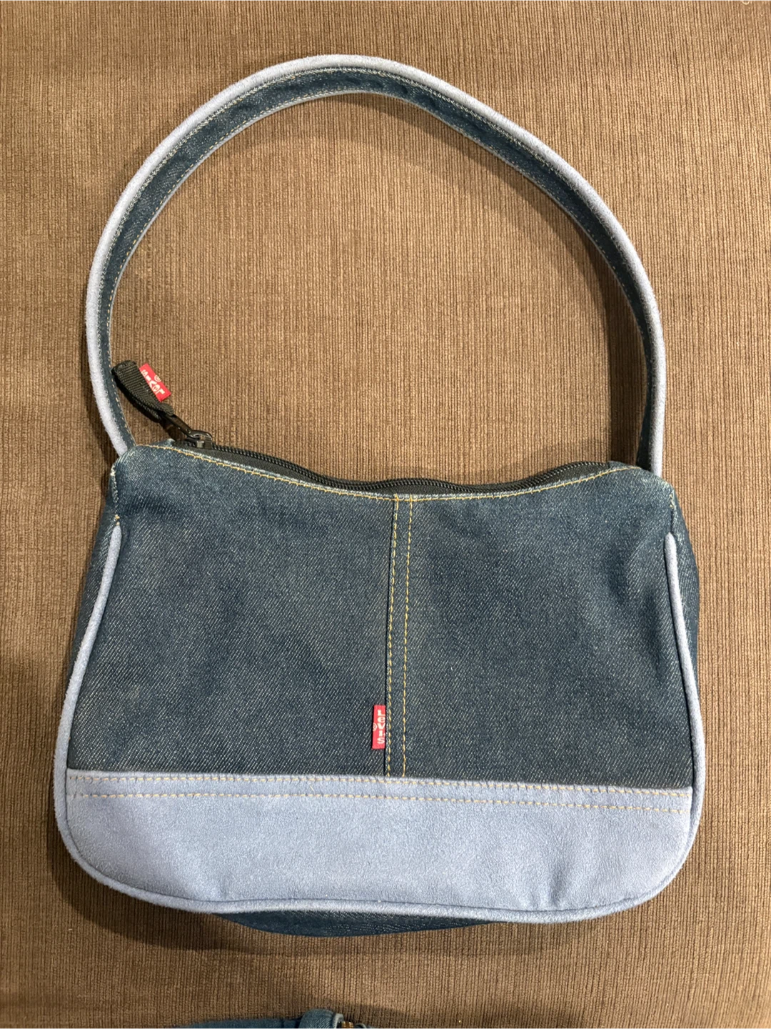 Levi’s Vintage Blue Denim and Suede Shoulder Bag