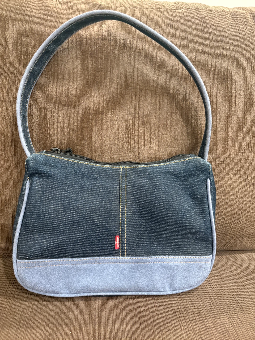 Levi’s Vintage Blue Denim and Suede Shoulder Bag - photo 4