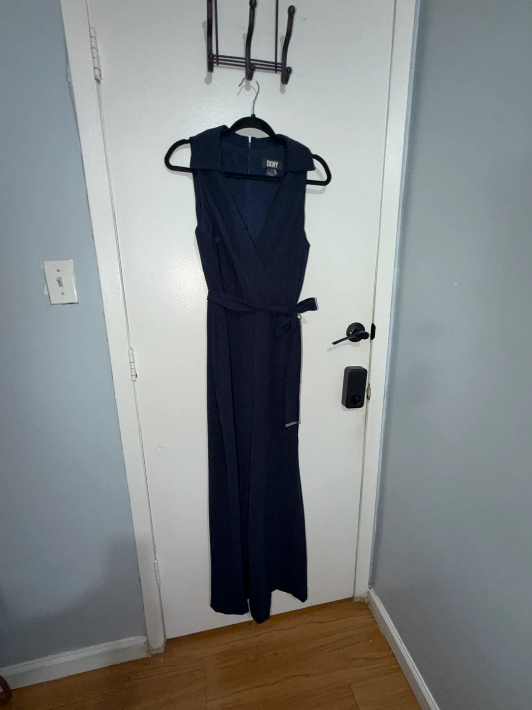 DKNY Navy Blue Sleeveless Jumpsuit Size 12