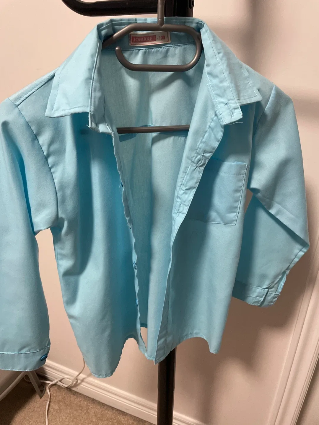 JOMAKE Light Blue Button-Down Shirt Size 130