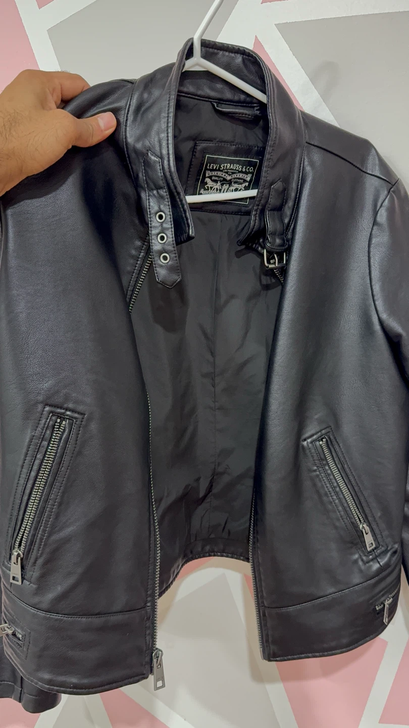 Levi Strauss & Co. Black Faux Leather Jacket - photo 3